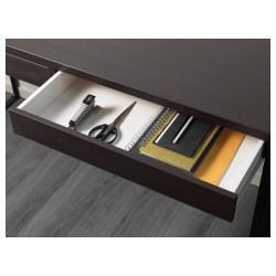 Фото5.Стол письменный коричневий MICKE IKEA 602.447.45