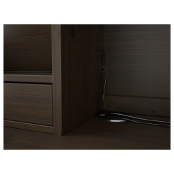 Фото5.Рабочий стол темно-коричневый HEMNES IKEA 090.005.00