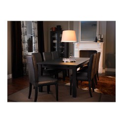 Фото6.Раздвижной стол, темно-коричневый 201/247 / 293x105  STORNAS 401.849.45 IKEA