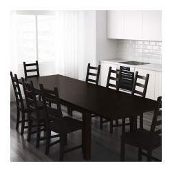 Фото3.Розсувний стіл, темно-коричневий  201/247/293x105 STORNAS  401.849.45 IKEA