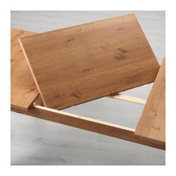 Фото3.Розкладний стіл сосна морилка 147/204x95  STORNAS 401.768.46 IKEA