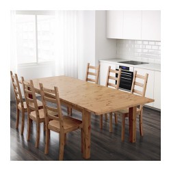 Фото2.Розсувний стіл, сосна  морилка  201/247/293x105  STORNAS 601.523.40 IKEA