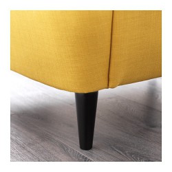 Фото3.Кресло для отдыха STRANDMON 903.618.94 IKEA желтое