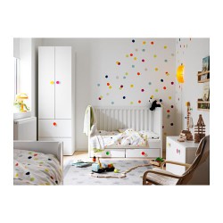 Фото6.Детская кровать белая с ящиками 60x120 STUVA / FRITIDS 391.805.66 IKEA