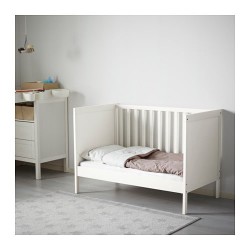 Фото3.Дитяче ліжко біле SUNDVIK 67x125x85 см 002.485.67 IKEA