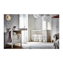 Фото5.Дитяче ліжко біле SUNDVIK 67x125x85 см 002.485.67 IKEA