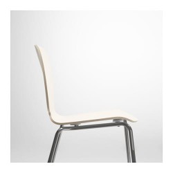 Фото4.Кресло Broringe белое хром SVENBERTIL 991.977.00 IKEA