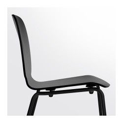 Фото5.Кресло черное Broringe SVENBERTIL 991.976.96 IKEA