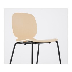 Фото3.Кресло береза Broringe черные ножки SVENBERTIL 891.977.05 IKEA
