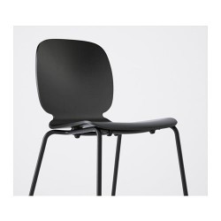 Фото3.Кресло черное Broringe SVENBERTIL 991.976.96 IKEA
