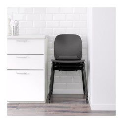 Фото1.Кресло черное Broringe SVENBERTIL 991.976.96 IKEA