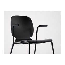 Фото1.Кресло черное Dietmar SVENBERTIL 591.976.98 IKEA