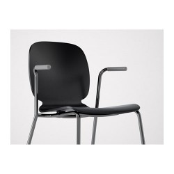 Фото1.Кресло черное SVENBERTIL 191.976.95 IKEA