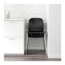 Фото2.Кресло черное SVENBERTIL 191.976.95 IKEA