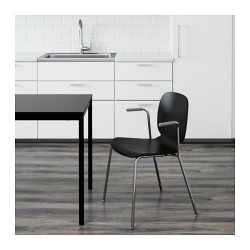 Фото3.Кресло черное SVENBERTIL 191.976.95 IKEA
