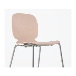 Фото3.Кресло береза Broringe хромированные ножки SVENBERTIL 191.278.10 IKEA