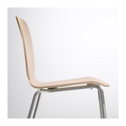 Фото6.Кресло береза Broringe хромированные ножки SVENBERTIL 191.278.10 IKEA