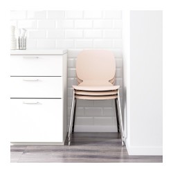 Фото2.Крісло береза Broringe хромовані ніжки SVENBERTIL 191.278.10 IKEA