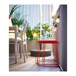 Фото6.​Столик / табурет садовый IKEA TRANARÖ 104.114.21 красный