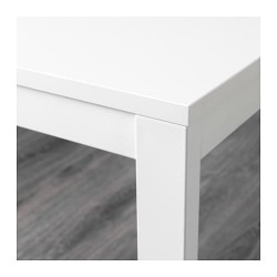Фото4.Стіл, білий розкладний 120/180x75 VANGSTA 803.615.64  IKEA