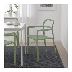 Фото1.Крісло YPPERLIG зелене 403.465.80 IKEA