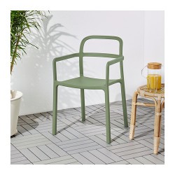 Фото2.Кресло YPPERLIG зеленый 403.465.80 IKEA