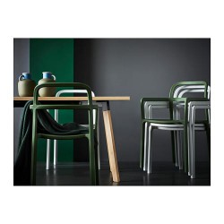 Фото5.Кресло YPPERLIG зеленый 403.465.80 IKEA